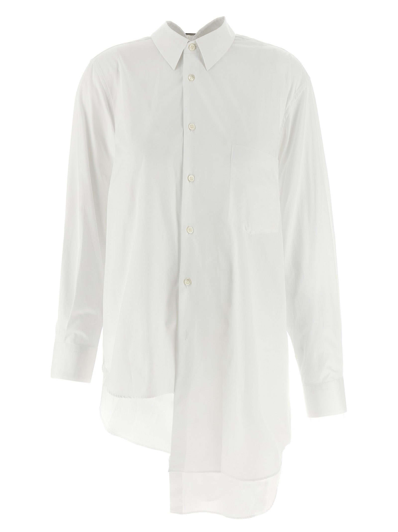Comme Des Garçons White Cotton Blouse