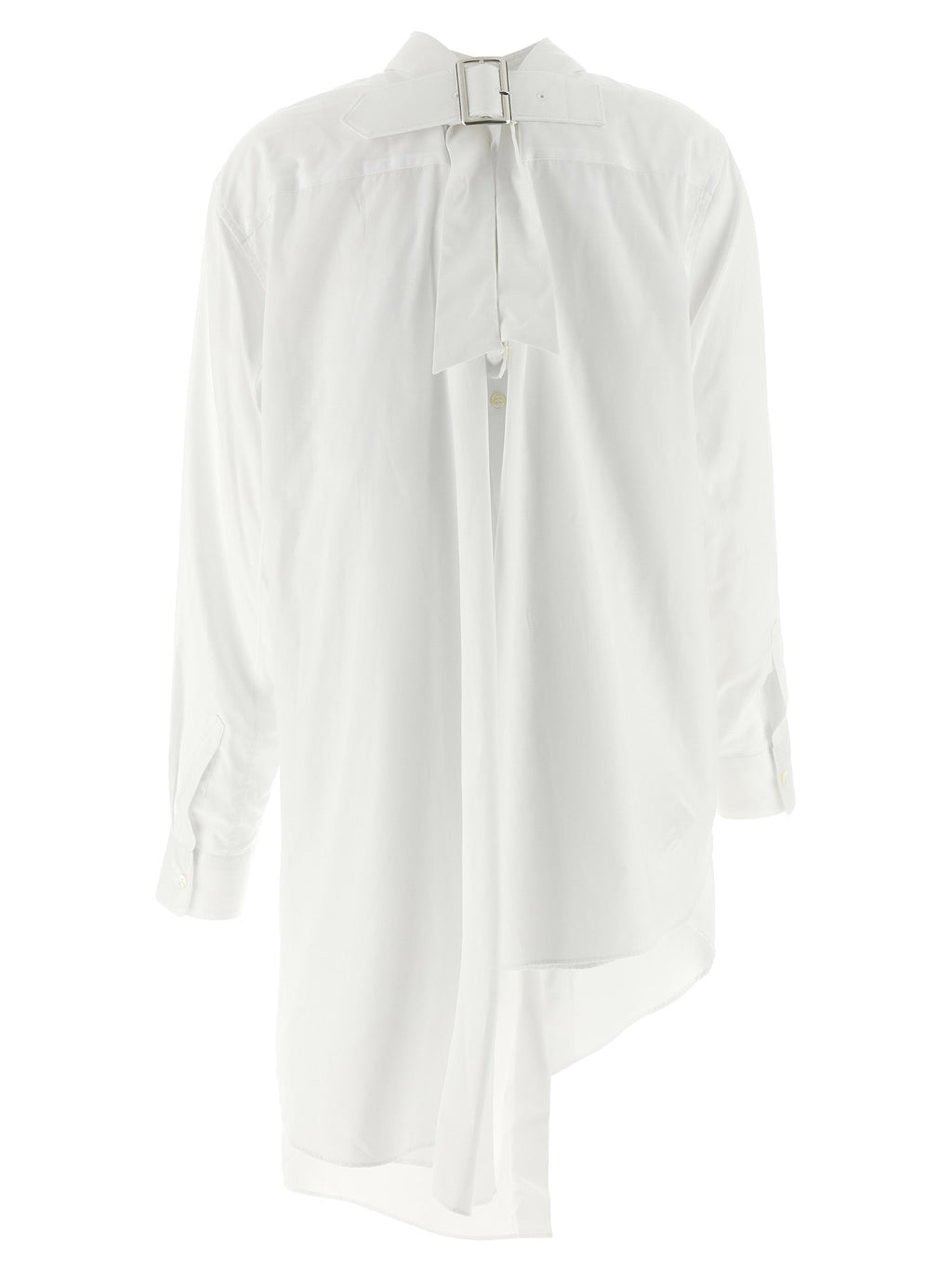 Comme Des Garçons White Cotton Blouse