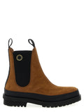 Stella McCartney Brown Viscose Ankle Boots