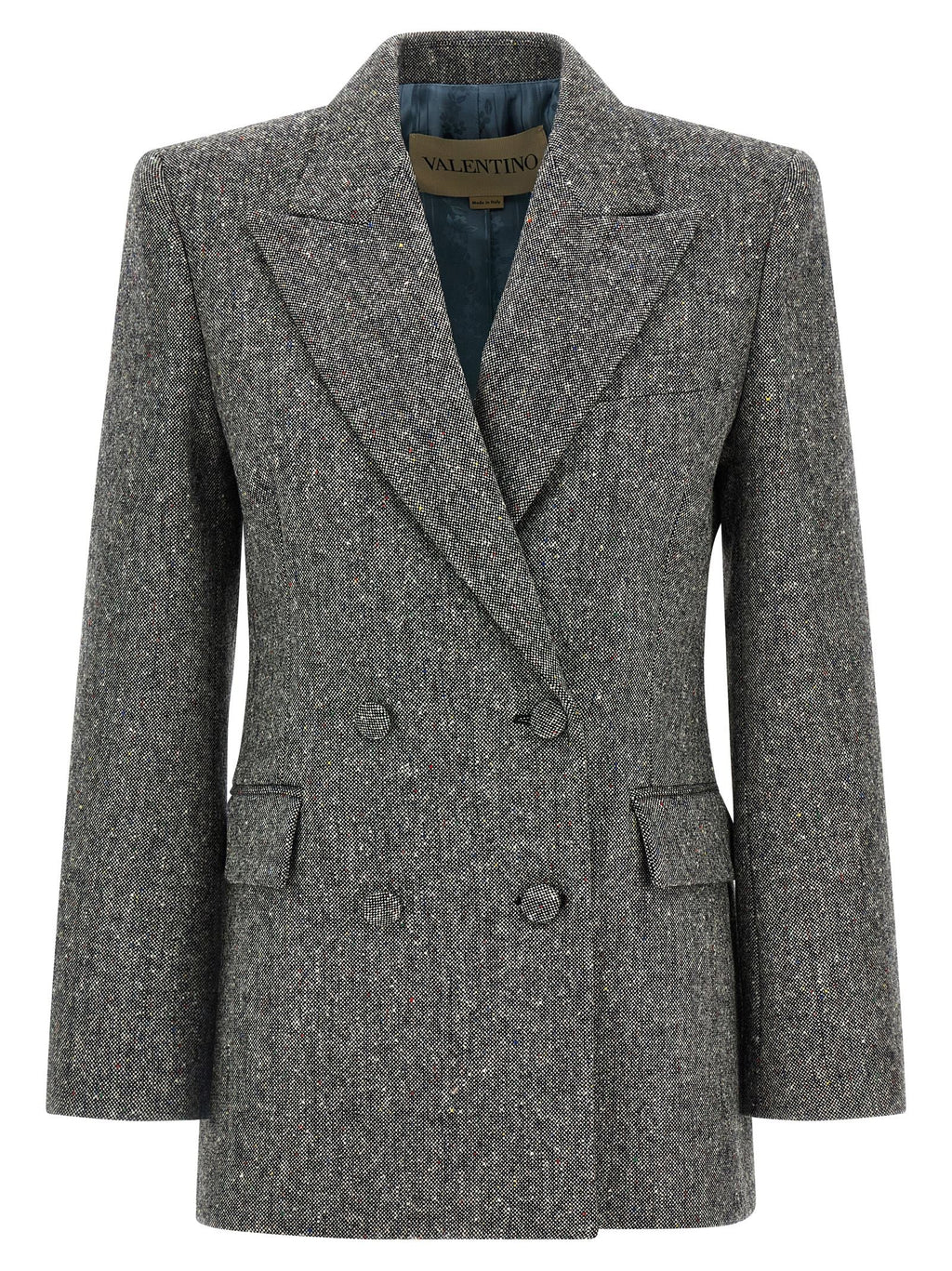 Valentino Garavani Gray Virgin Wool Blazer