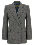 Valentino Garavani Gray Virgin Wool Blazer