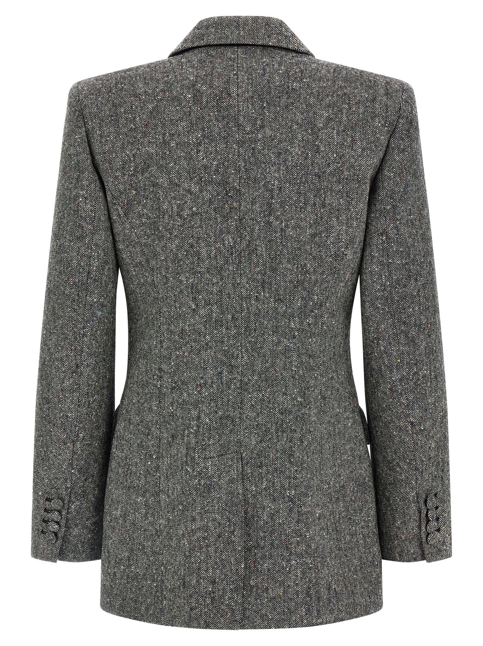 Valentino Garavani Gray Virgin Wool Blazer