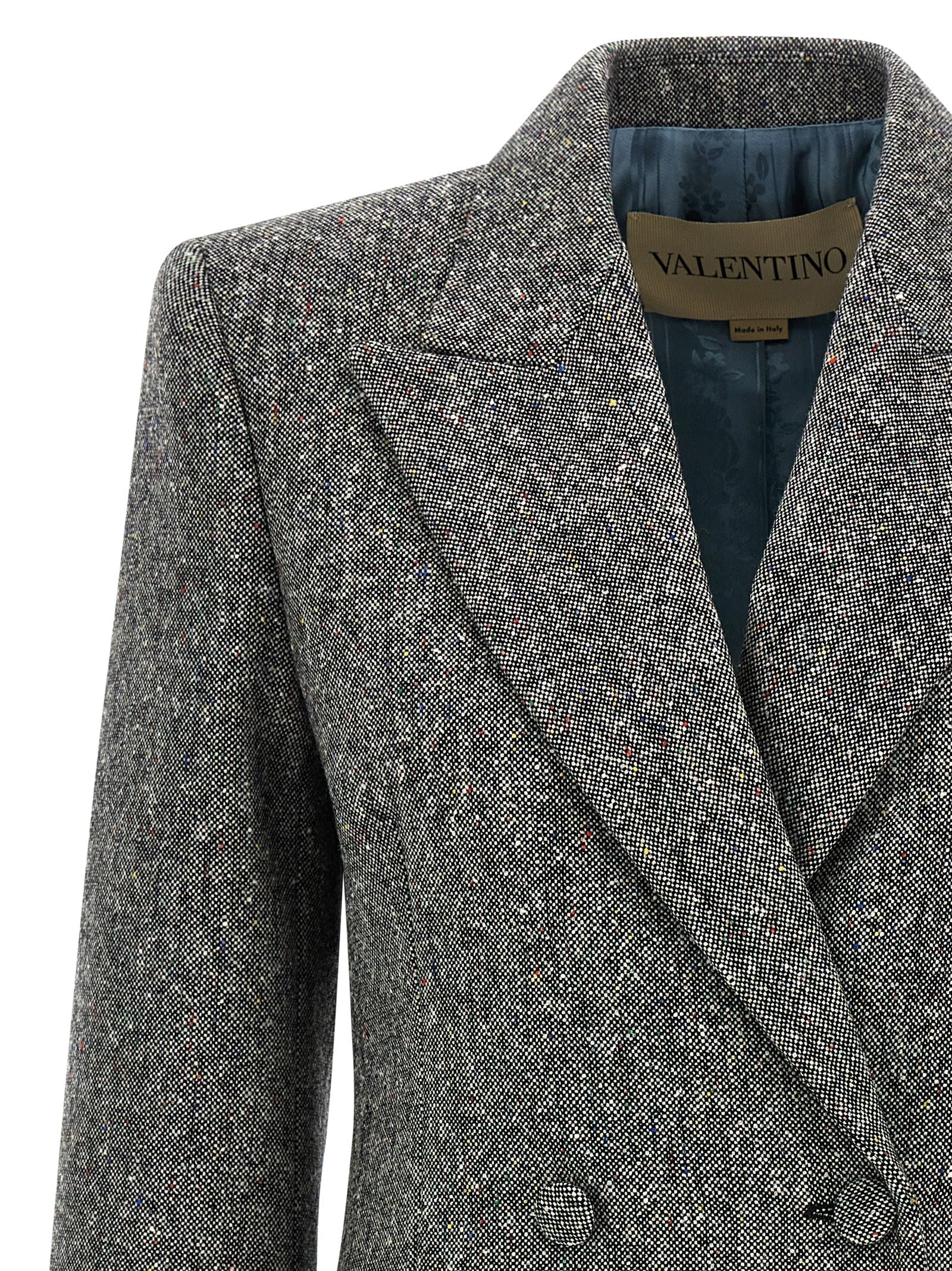 Valentino Garavani Gray Virgin Wool Blazer