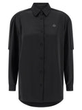 MONCLER GENIUS Black Polyester Blouse