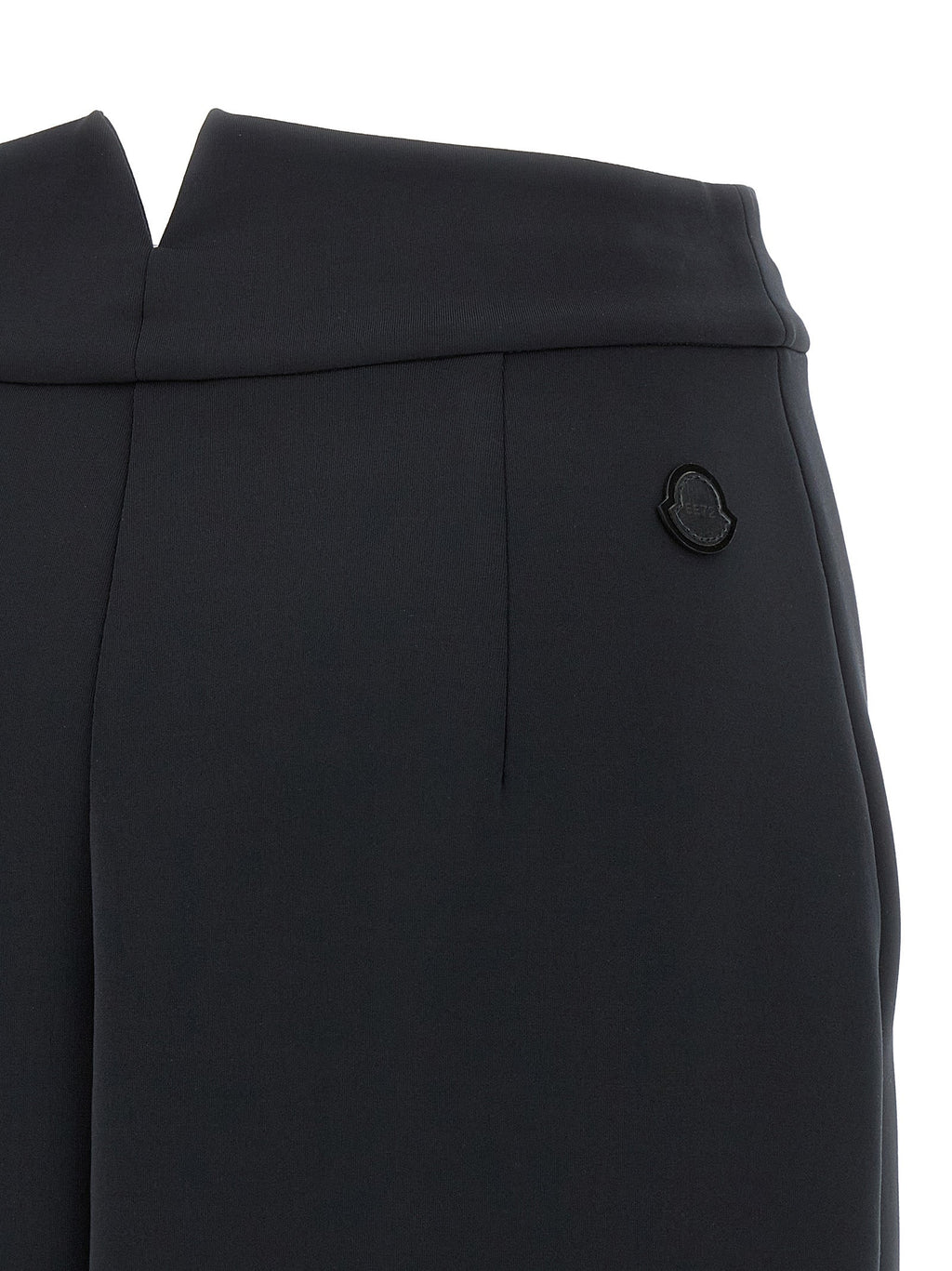 MONCLER GENIUS Black Polyester Midi Skirt