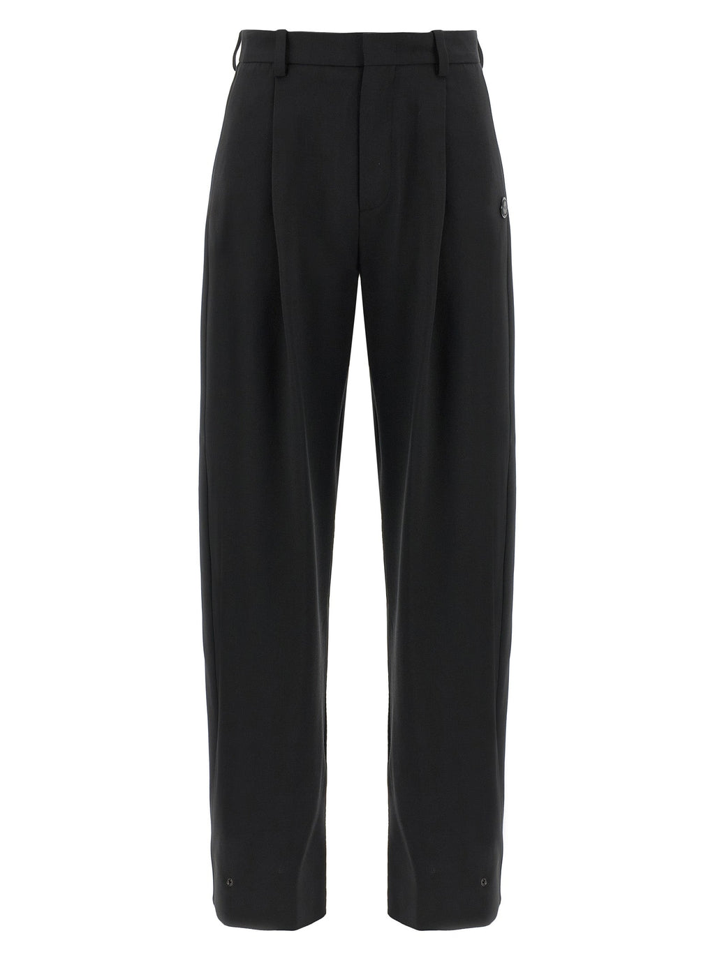 MONCLER GENIUS Black Polyester Dress Pants