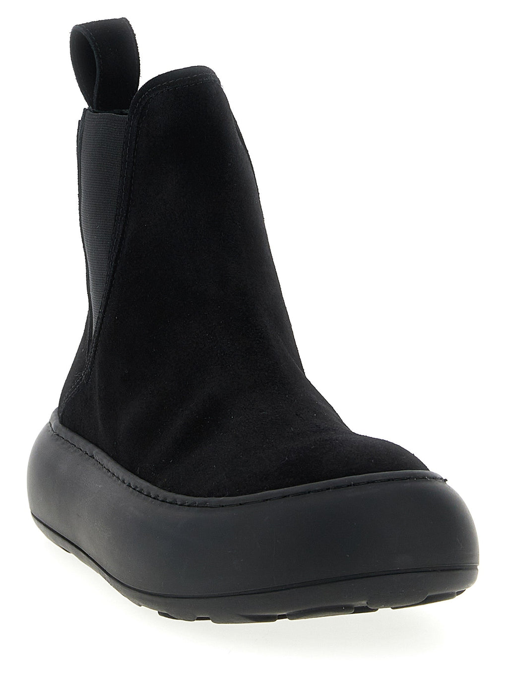 Moschino Black Calfskin Chelsea Boots