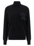 Ferragamo Black Virgin Wool Cardigan