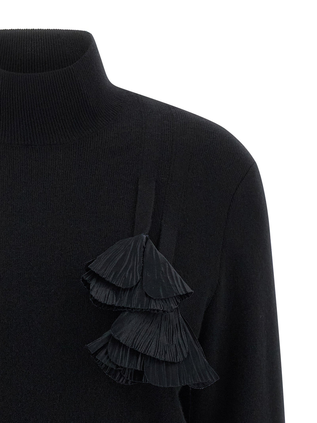 Ferragamo Black Virgin Wool Cardigan