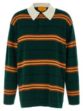 Guest in Residence Bicolor Cashmere Polo Shirt