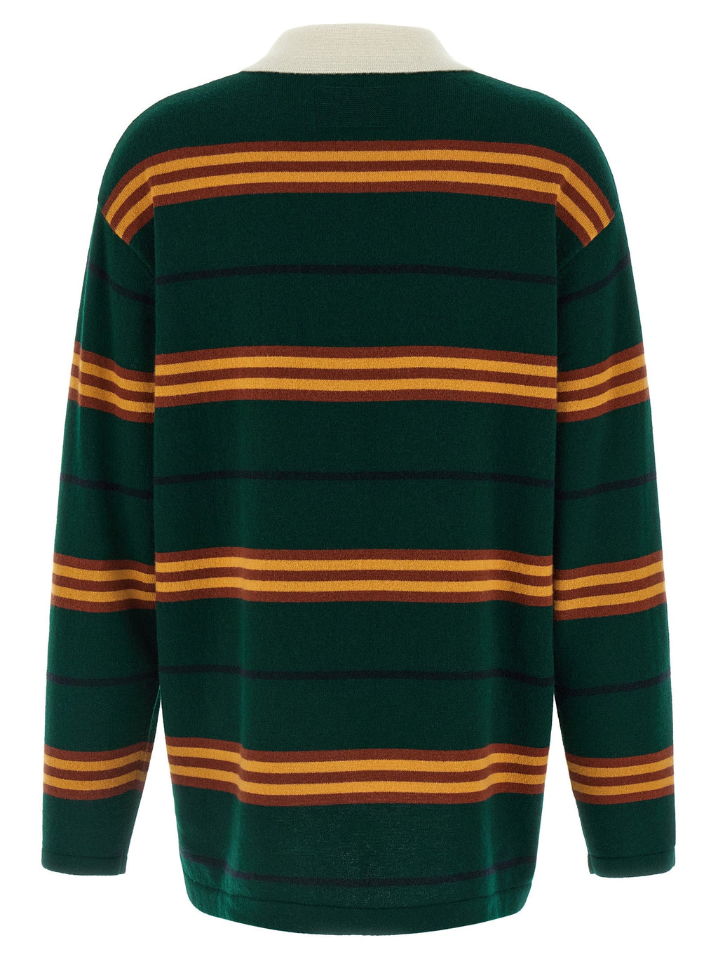 Guest in Residence Bicolor Cashmere Polo Shirt