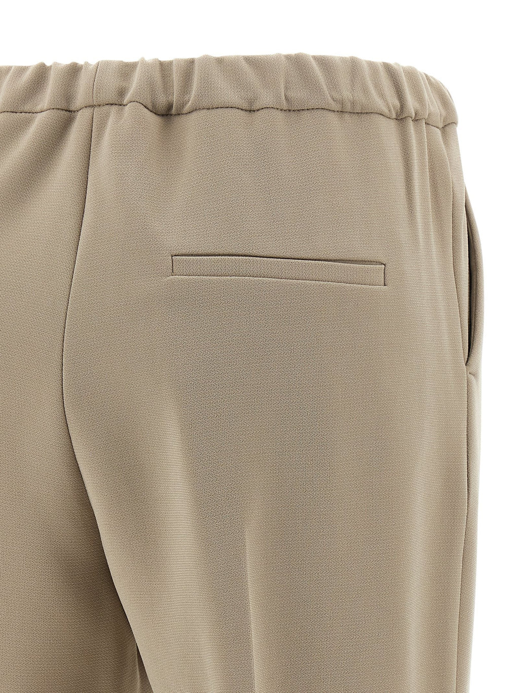 Alberto Biani Beige Triacetate Casual Pants