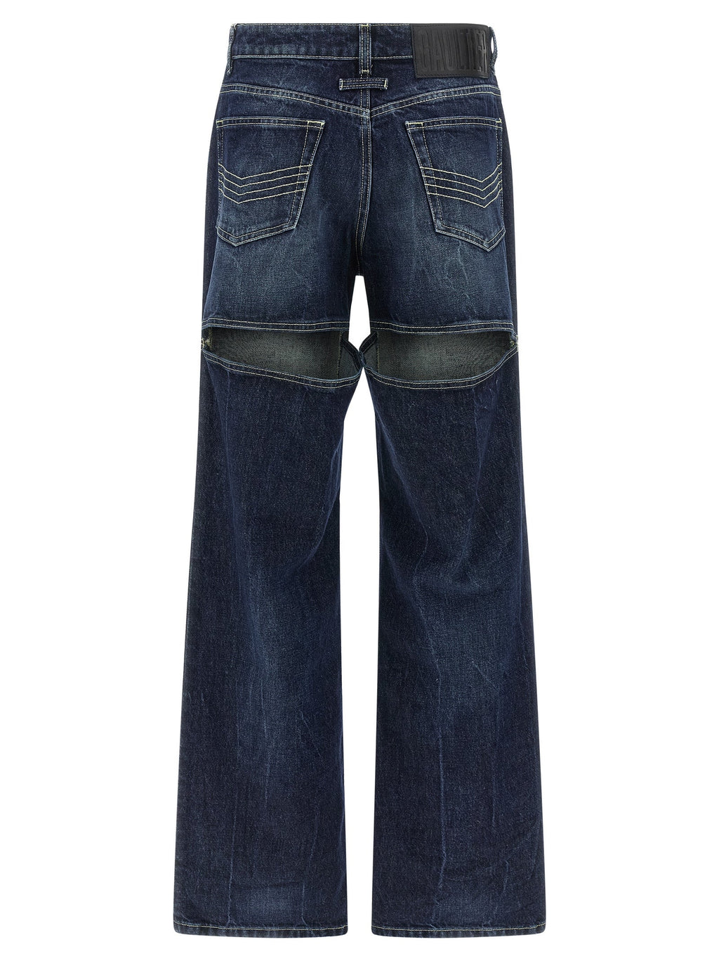 Jean Paul Gaultier Blue Cotton Jeans Denim