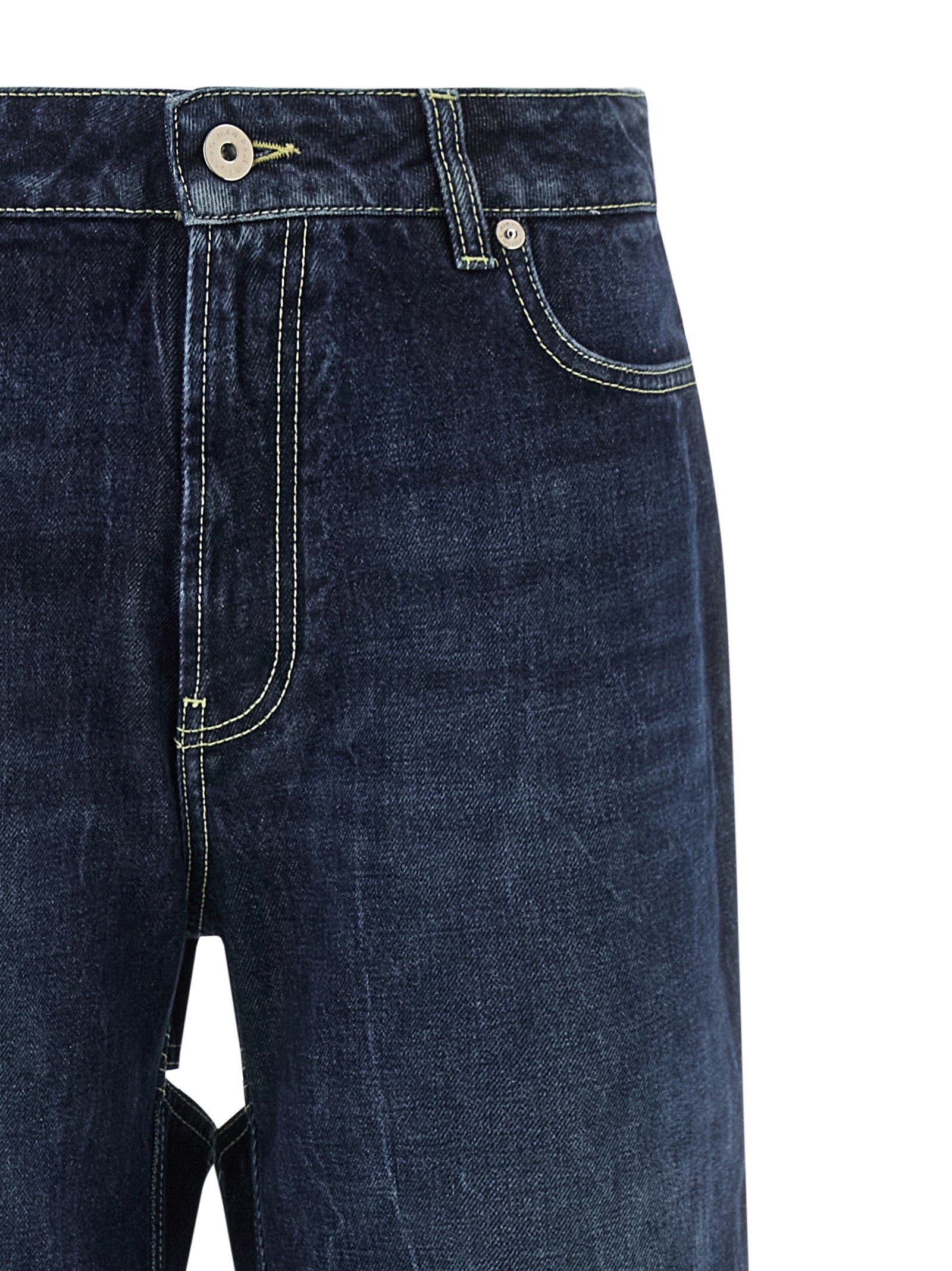 Jean Paul Gaultier Blue Cotton Jeans Denim