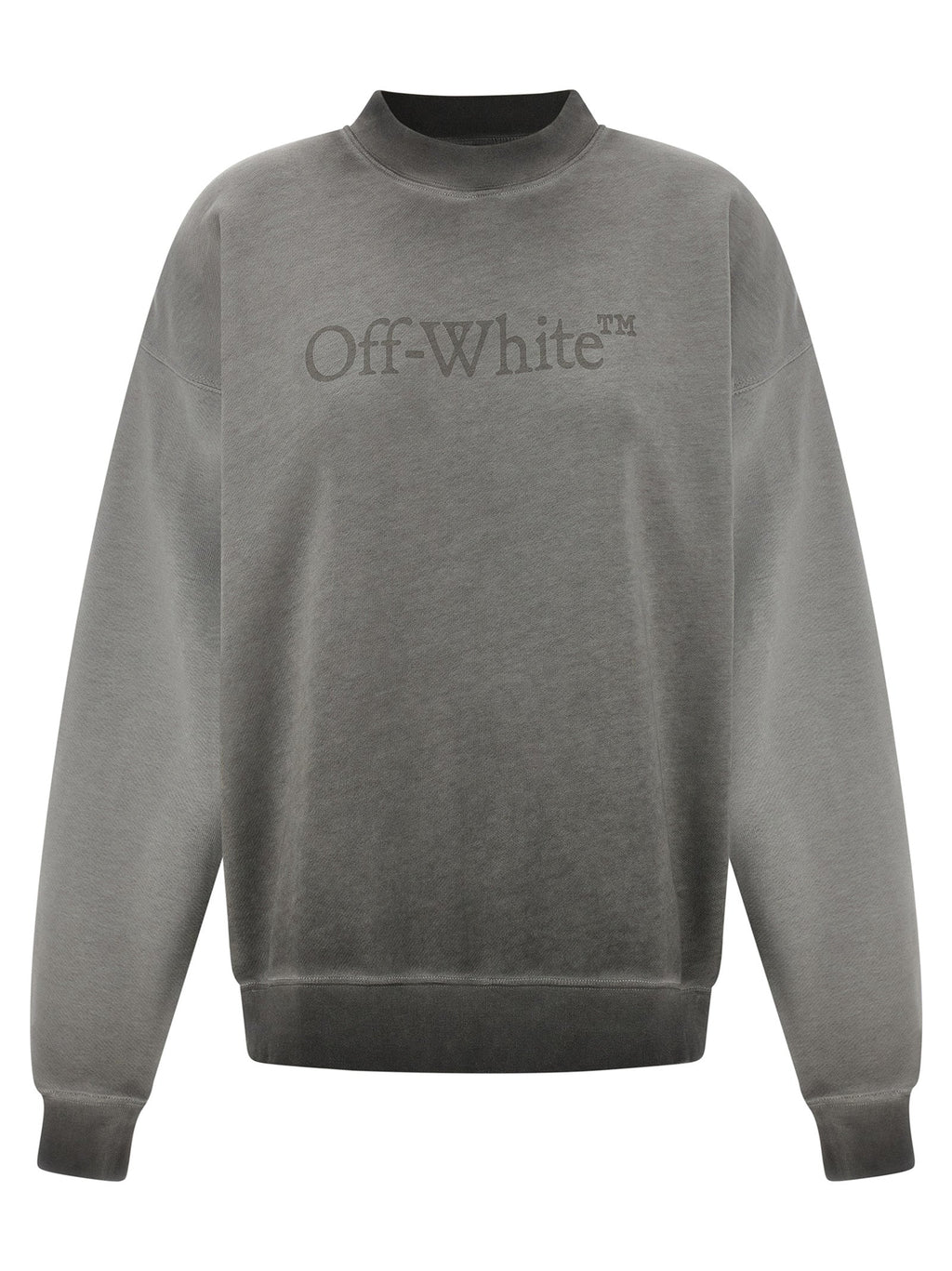 Off-White Gray Cotton Sweatshirt