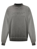 Off-White Gray Cotton Sweatshirt