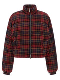 Off-White Bordeaux Cotton Full-Length Jacket