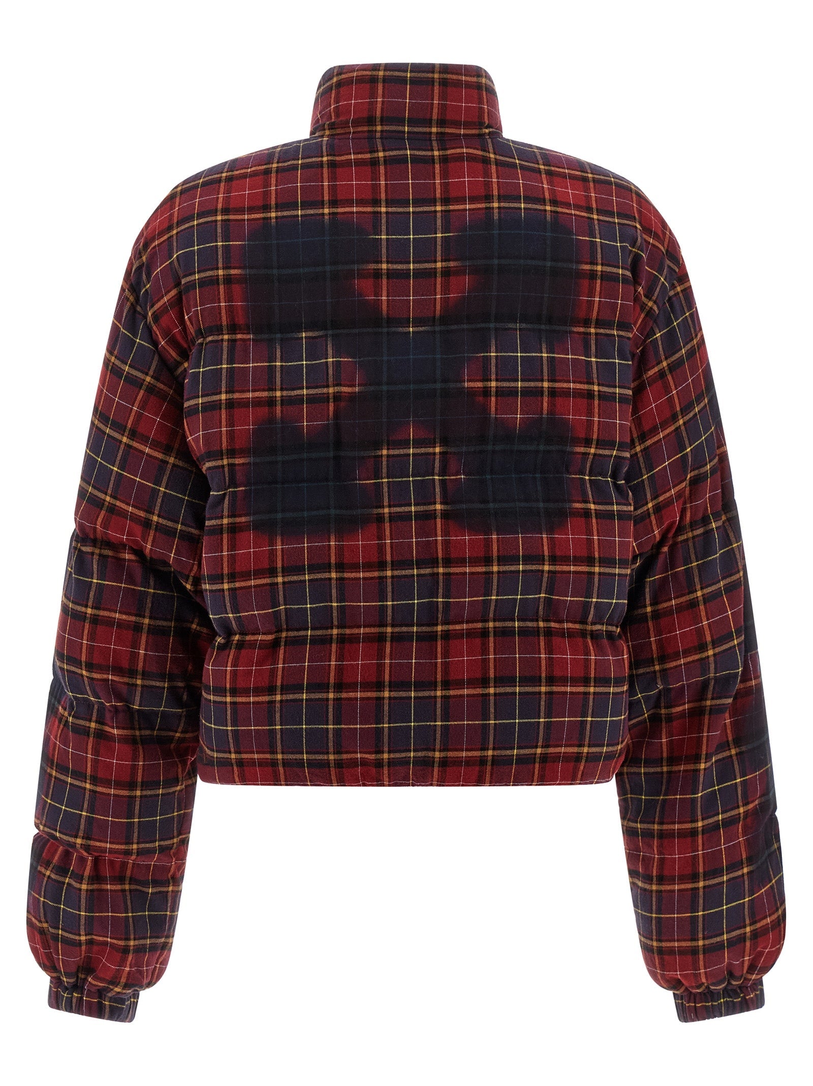 Off-White Bordeaux Cotton Full-Length Jacket