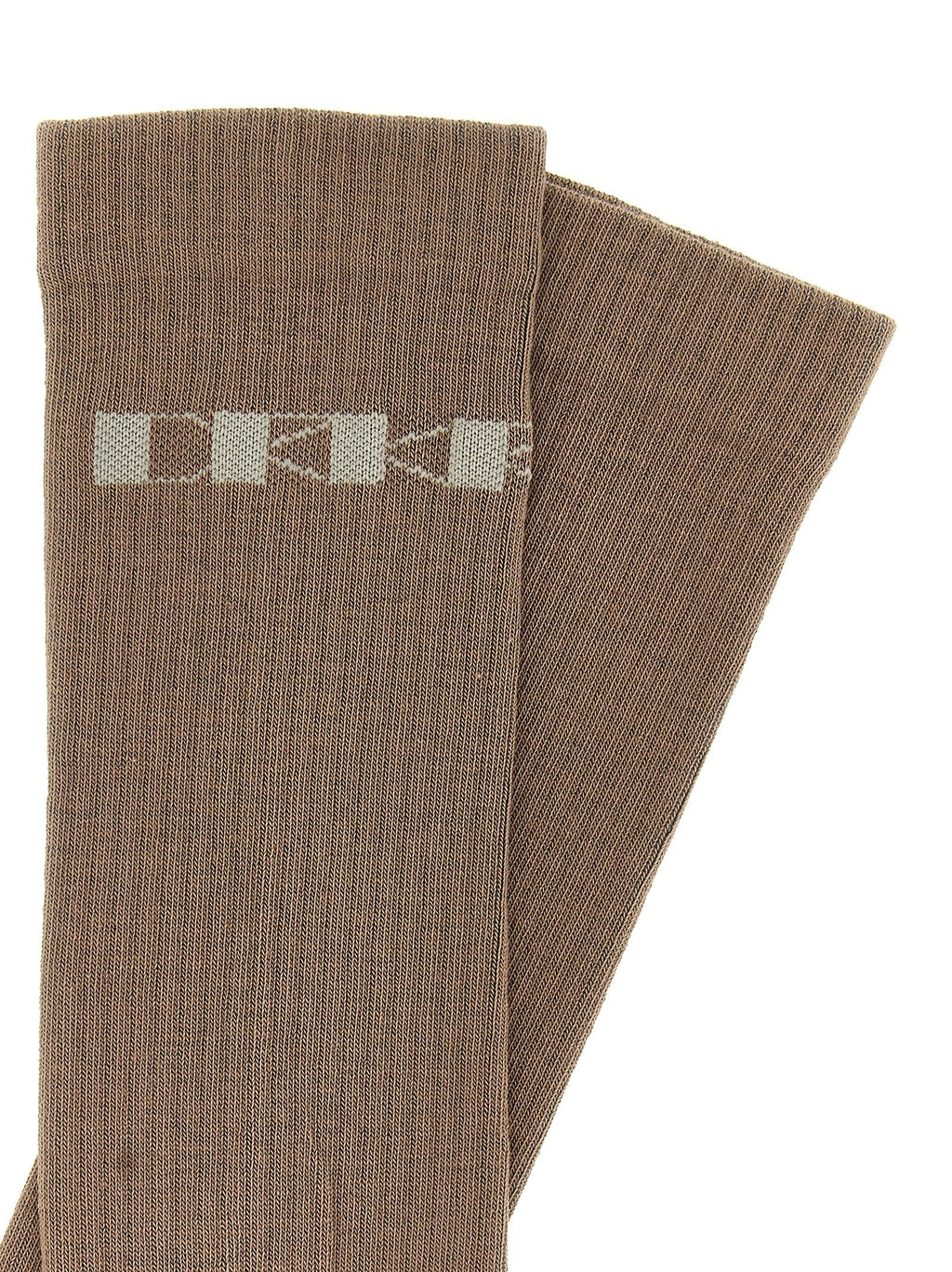 DRKSHDW Beige Cotton Socks