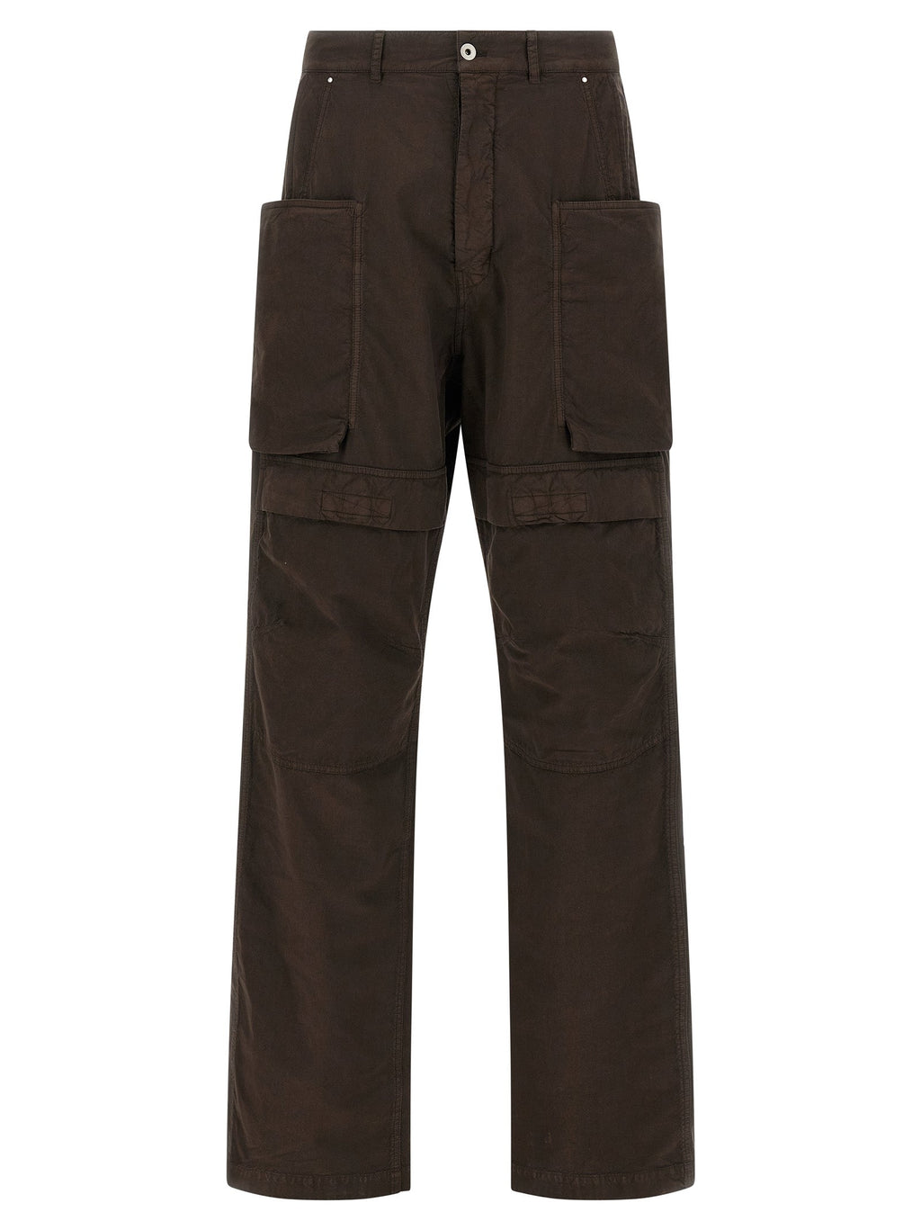 DRKSHDW Brown Cotton Cargo Pants