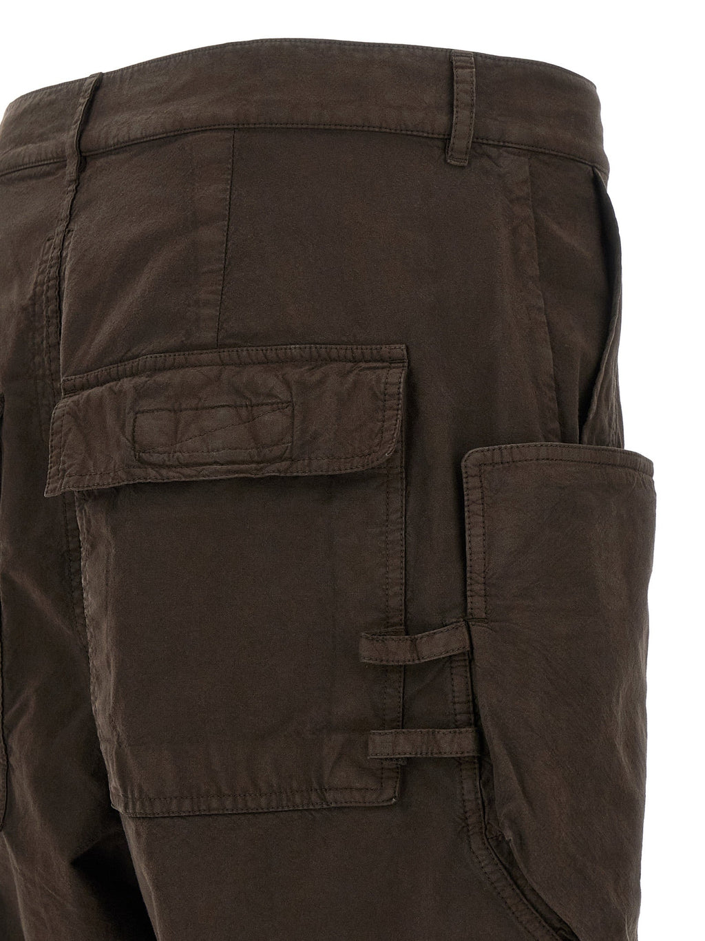 DRKSHDW Brown Cotton Cargo Pants