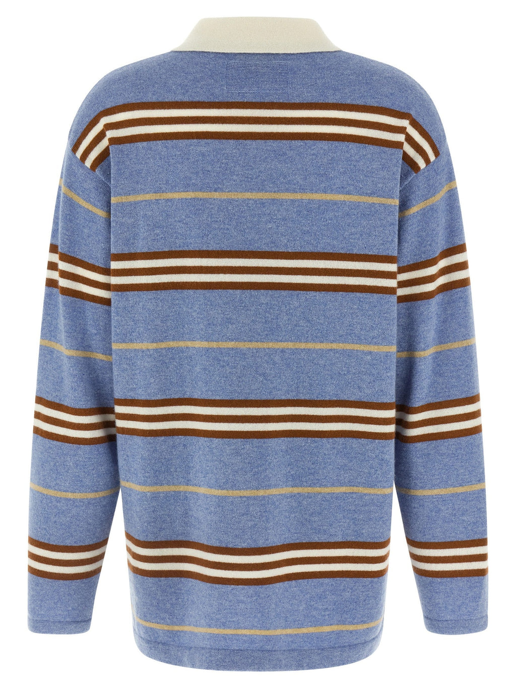 Guest in Residence Blue Cashmere Polo Shirt