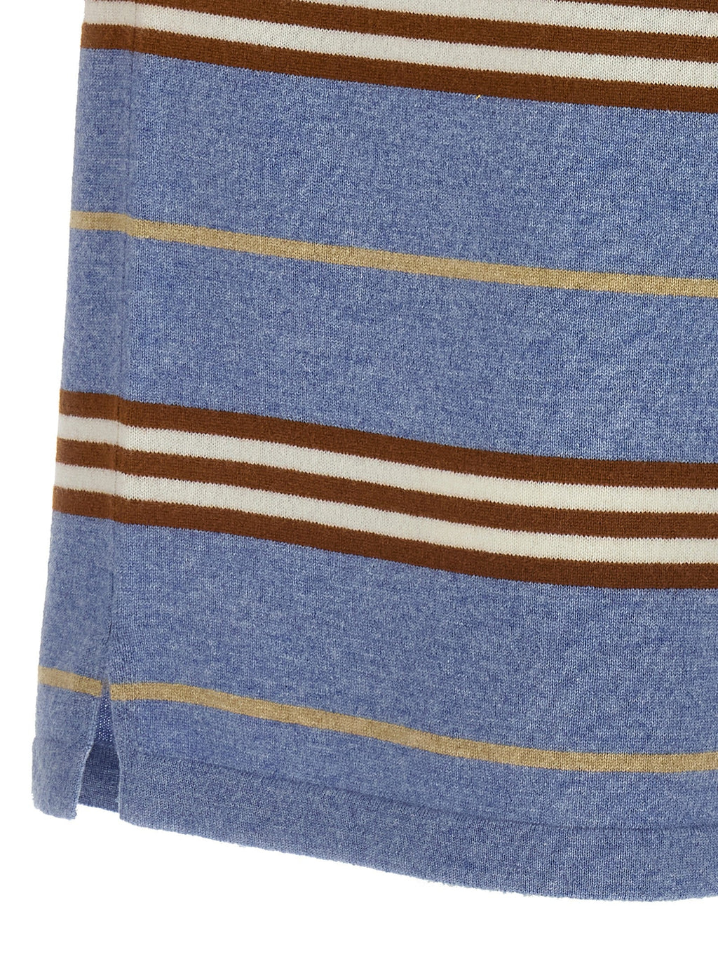 Guest in Residence Blue Cashmere Polo Shirt