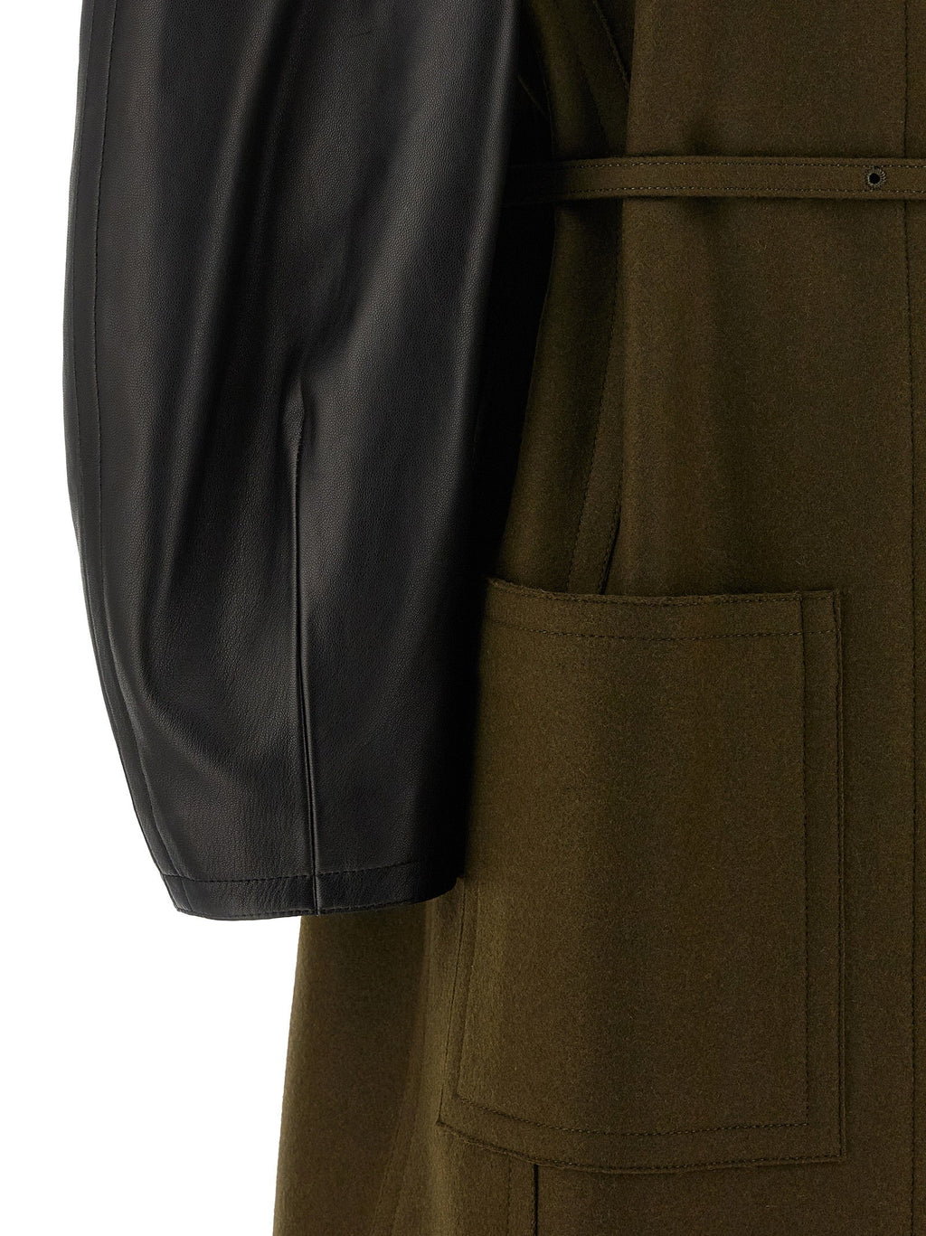 Fendi Bicolor Viscose Coat