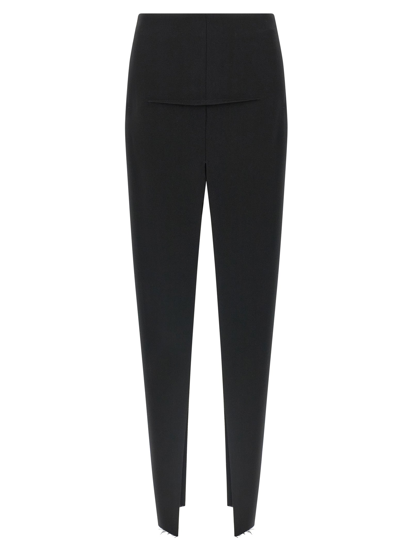 Rick Owens Black Virgin Wool Mini Skirt