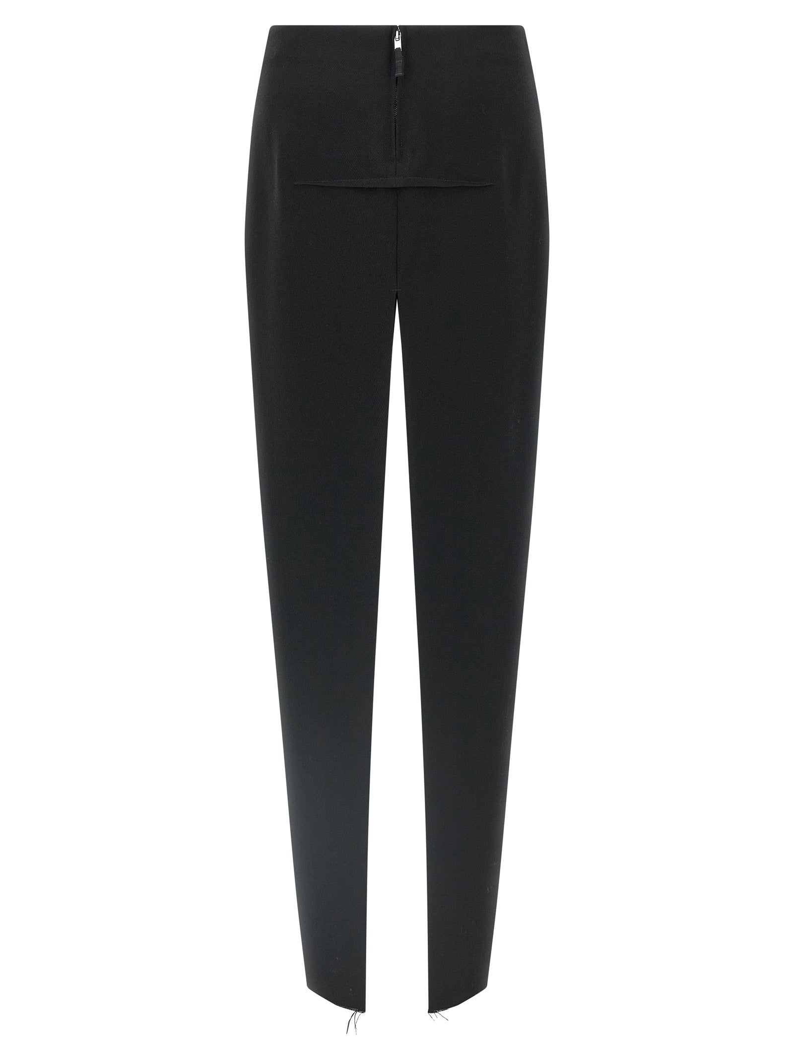 Rick Owens Black Virgin Wool Mini Skirt