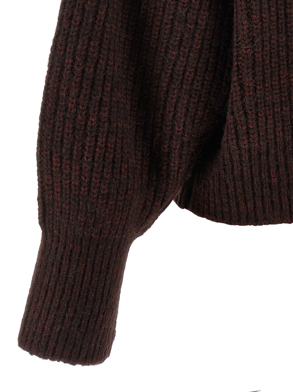 Dries Van Noten Bordeaux Wool Cardigan