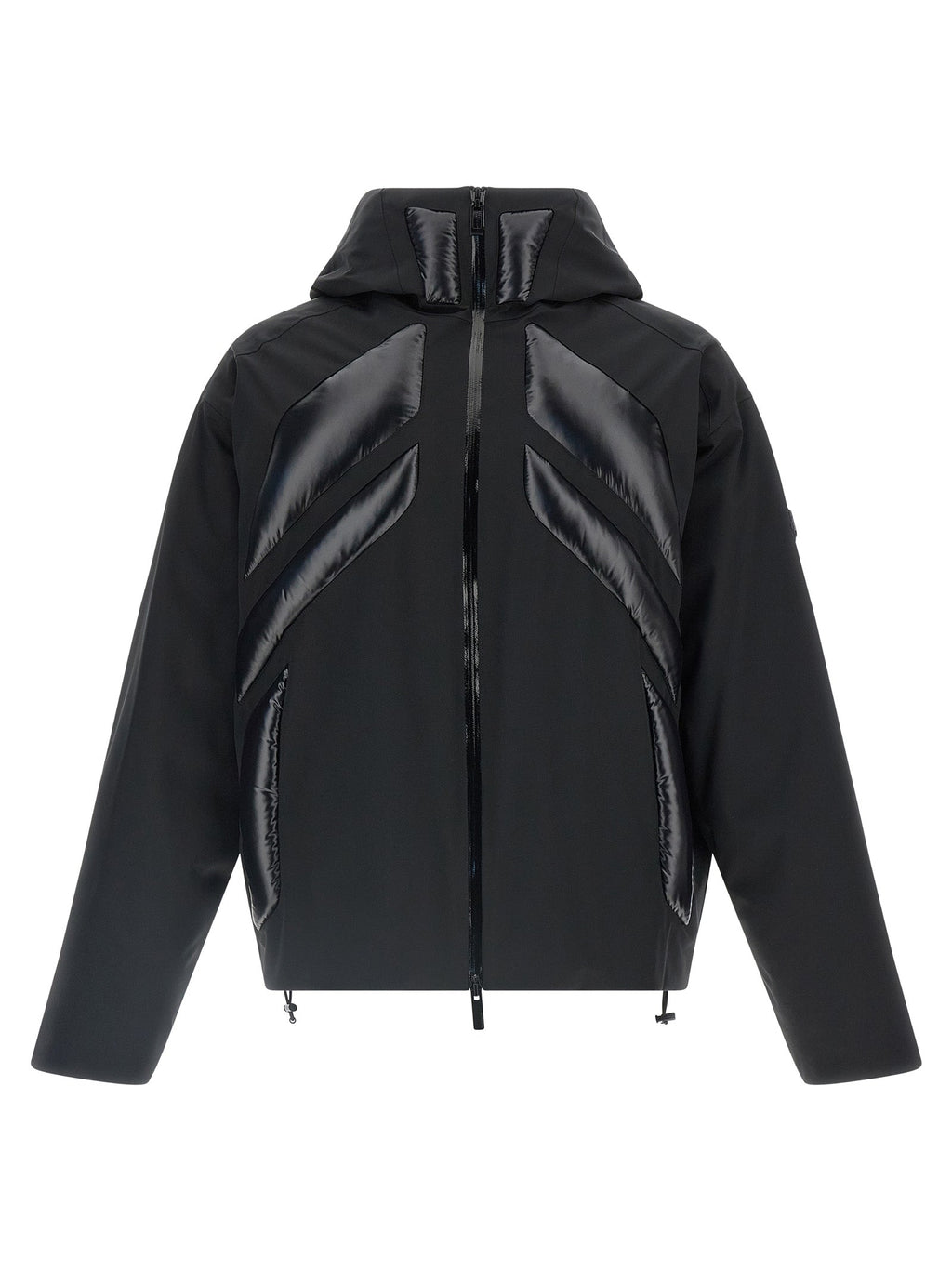 MONCLER GENIUS Black Polyamide Full-Length Jacket