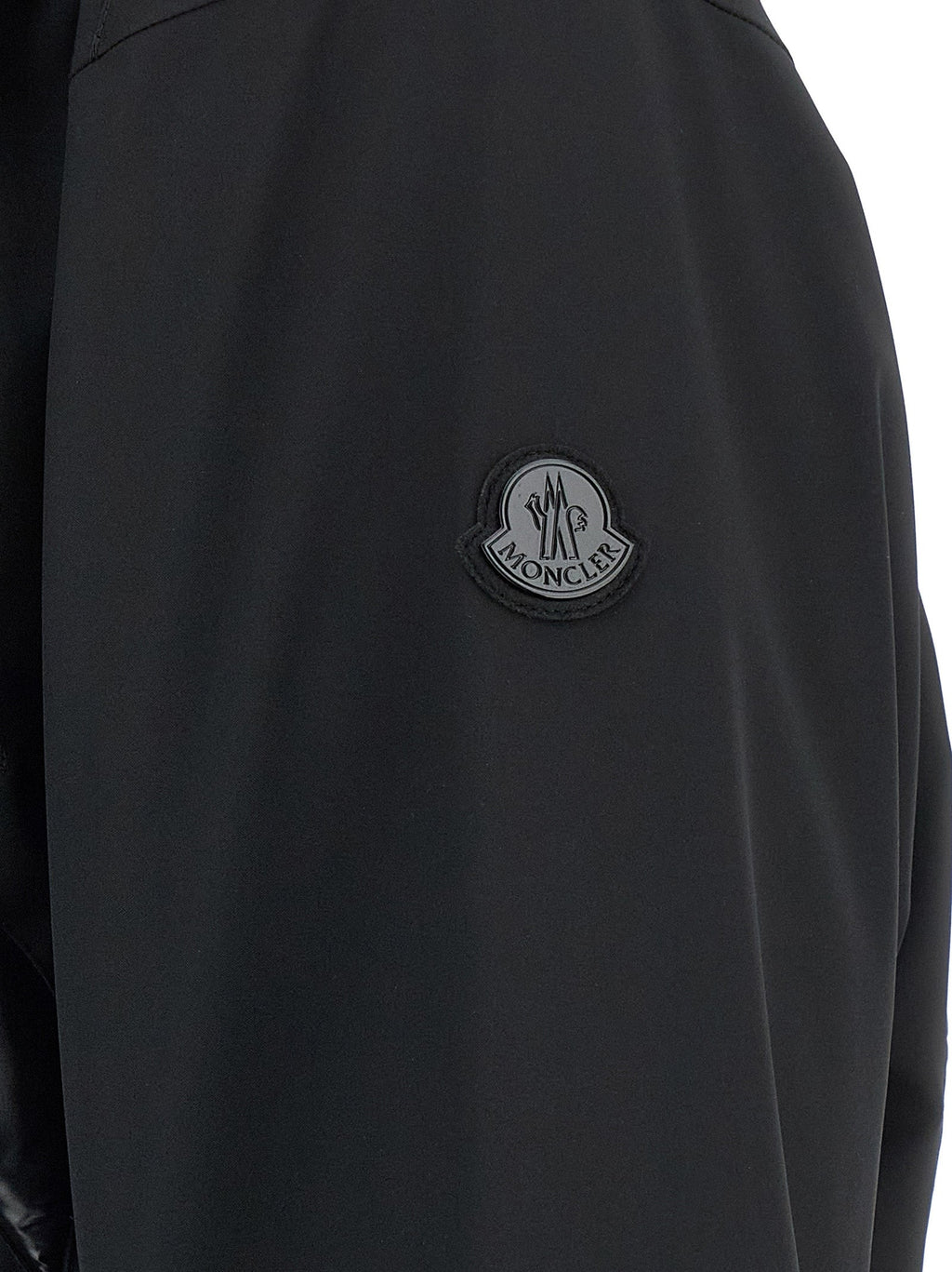 MONCLER GENIUS Black Polyamide Full-Length Jacket