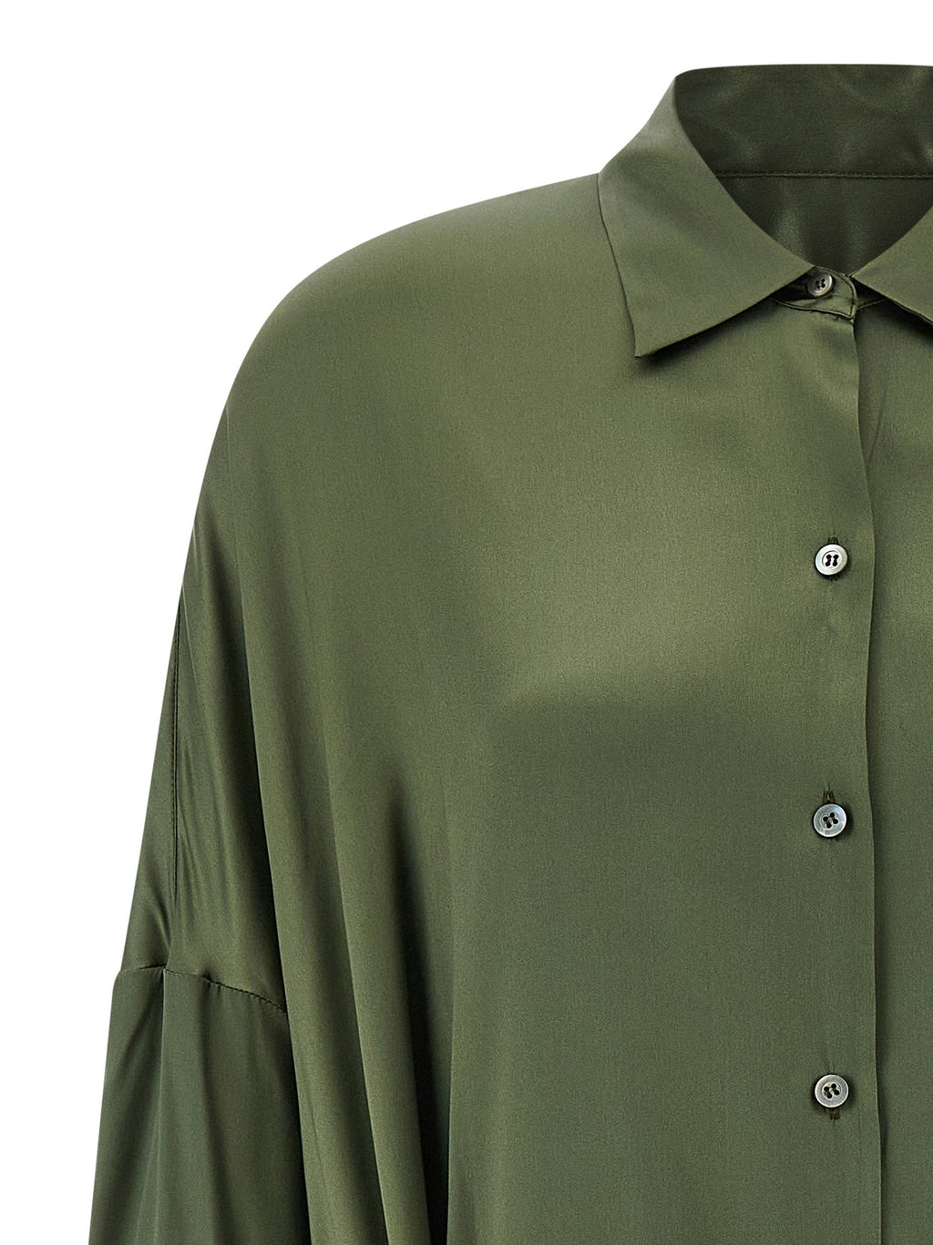 Dries Van Noten Bicolor Silk Midi Dress