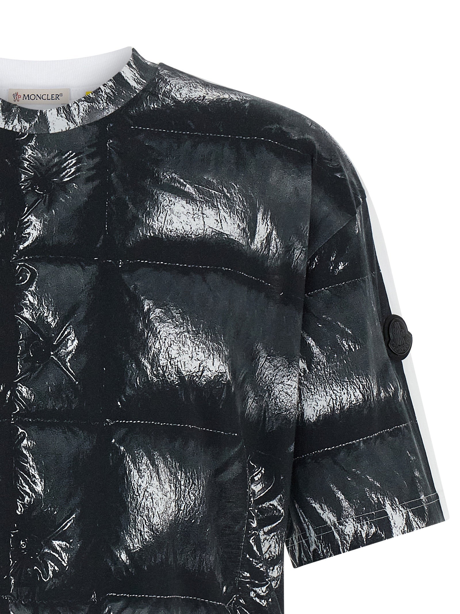 MONCLER GENIUS Black Cotton T-Shirt