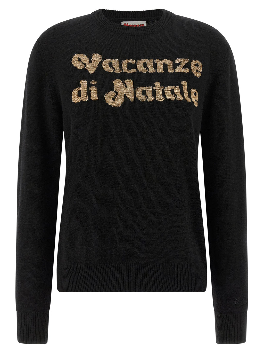 MC2 Saint Barth Black Wool Cardigan