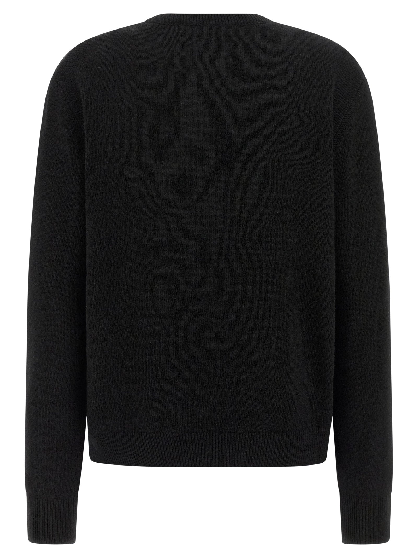 MC2 Saint Barth Black Wool Cardigan