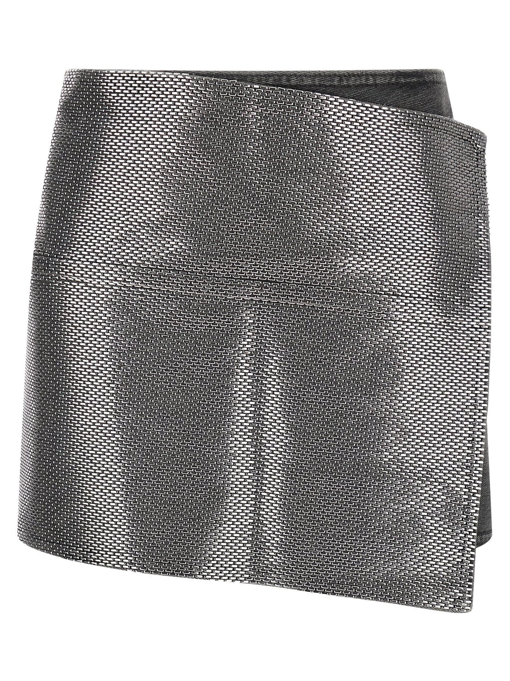 Haikure Gray Cotton Long Skirt