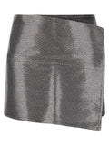 Haikure Gray Cotton Long Skirt