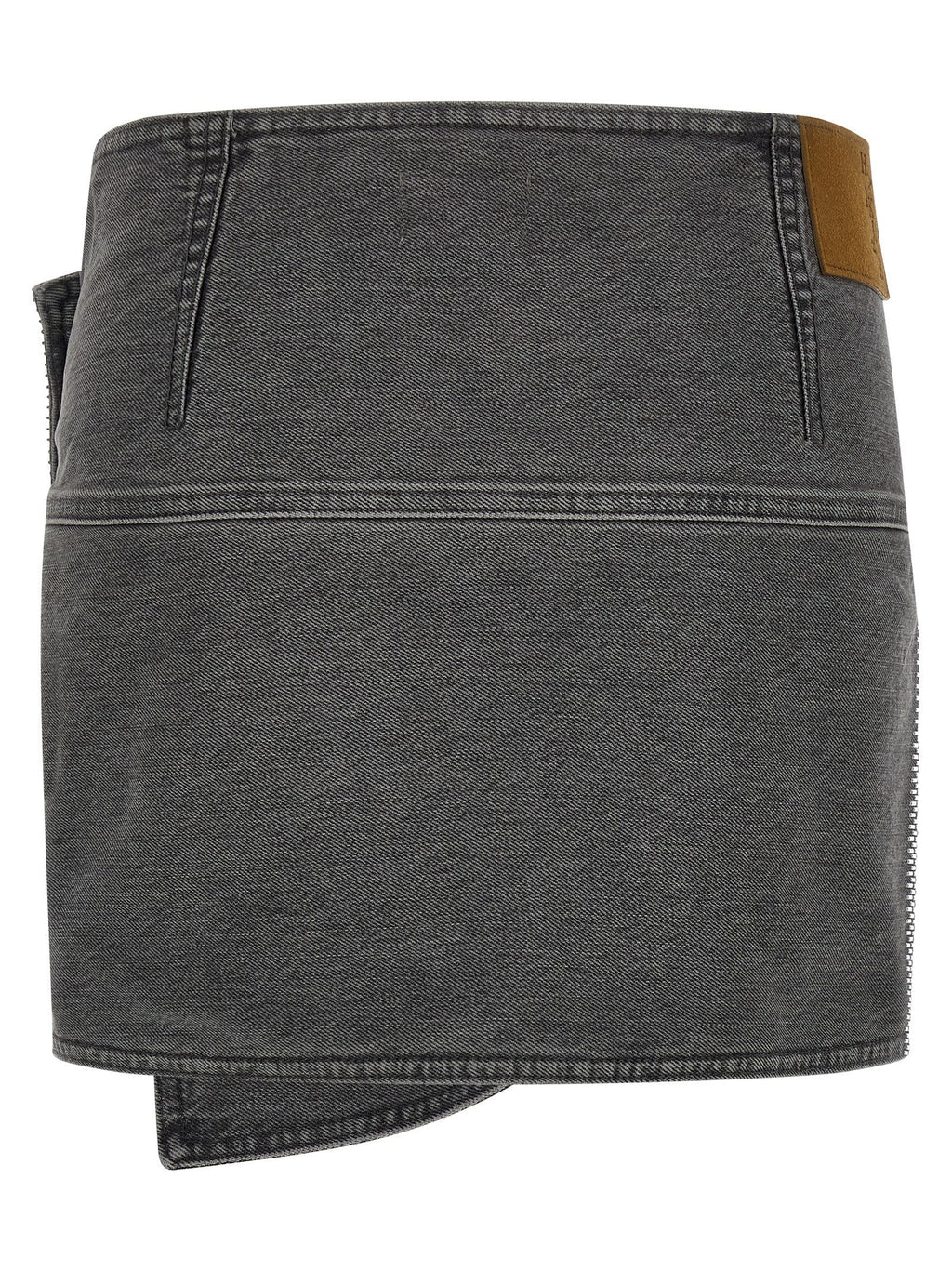 Haikure Gray Cotton Long Skirt
