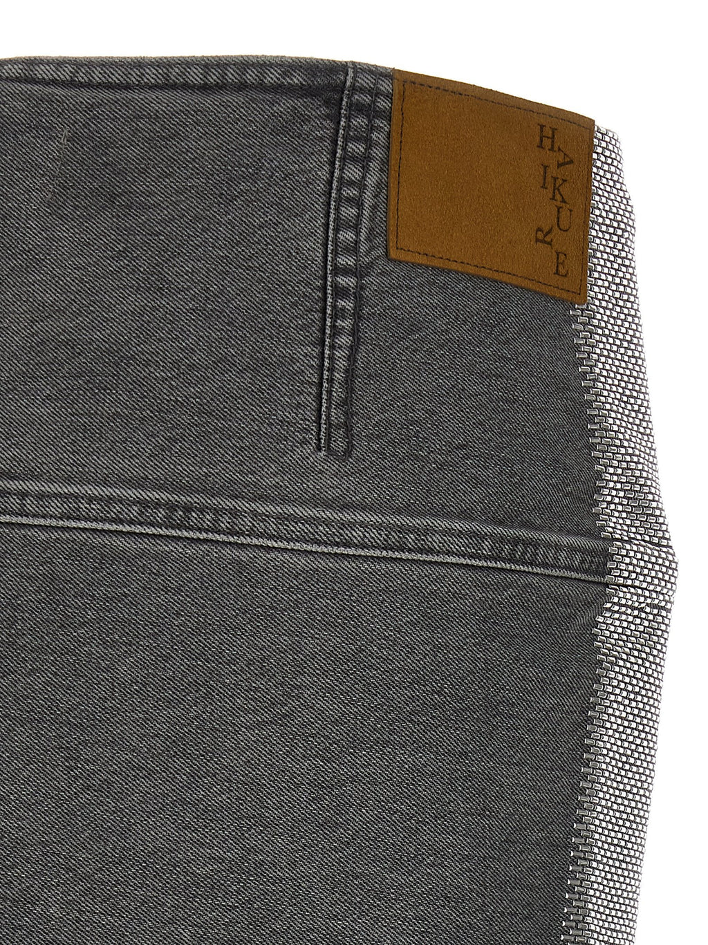 Haikure Gray Cotton Long Skirt