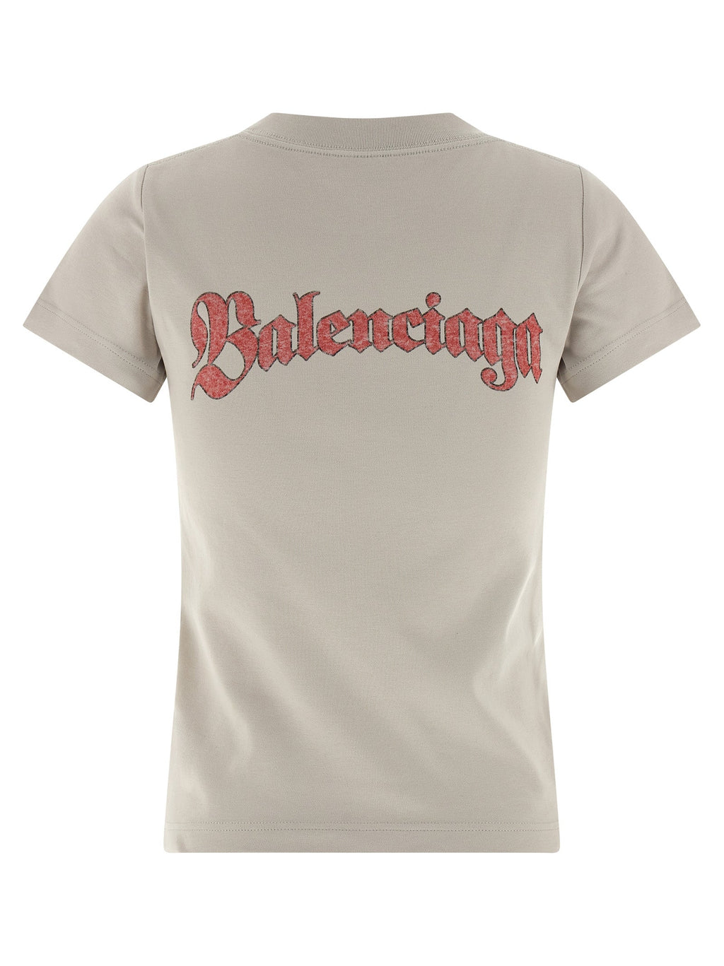 Balenciaga Gray Cotton T-Shirt