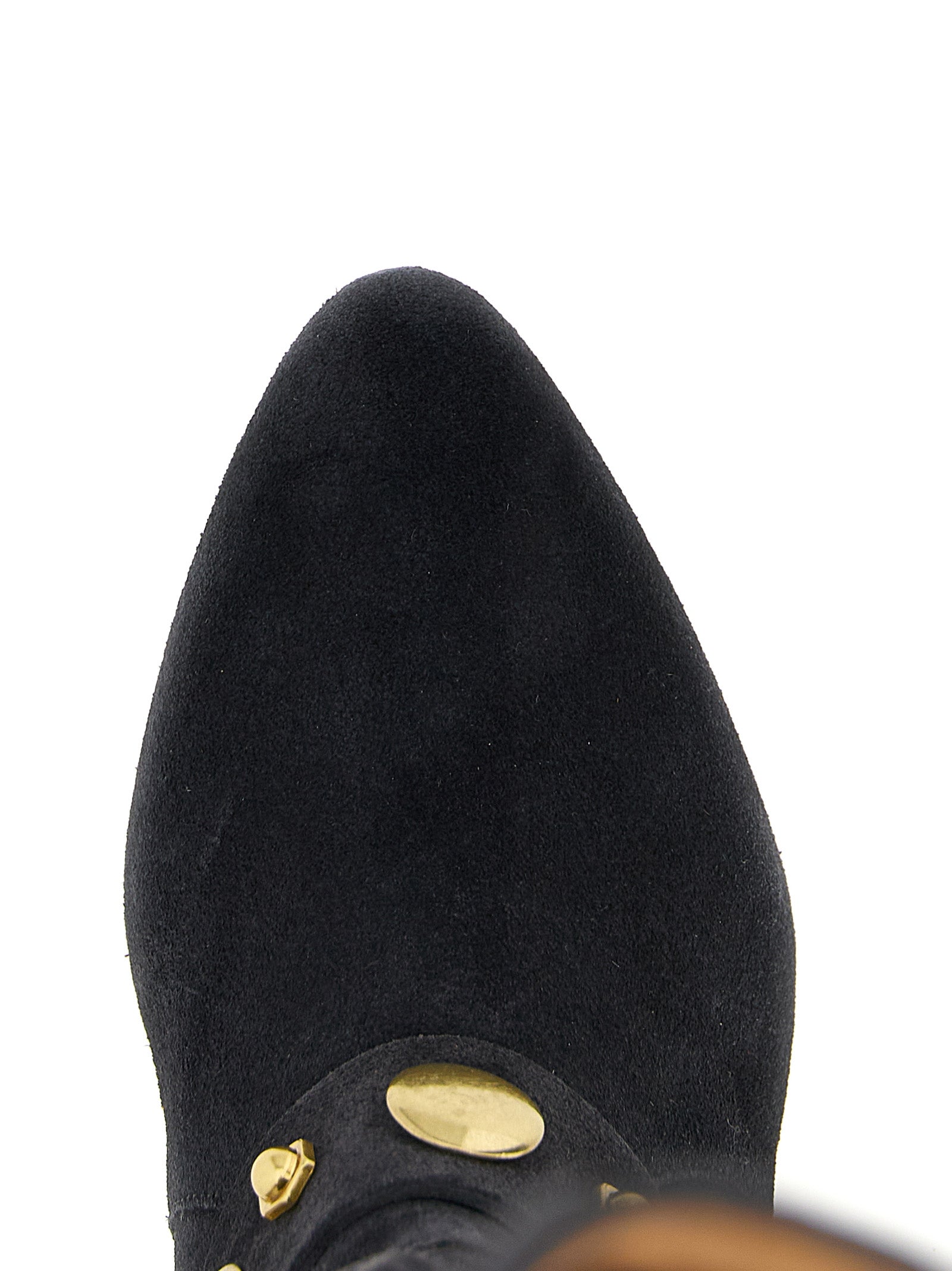 Isabel Marant Black Calfskin Over The Knee