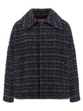 Missoni Blue Viscose Coat