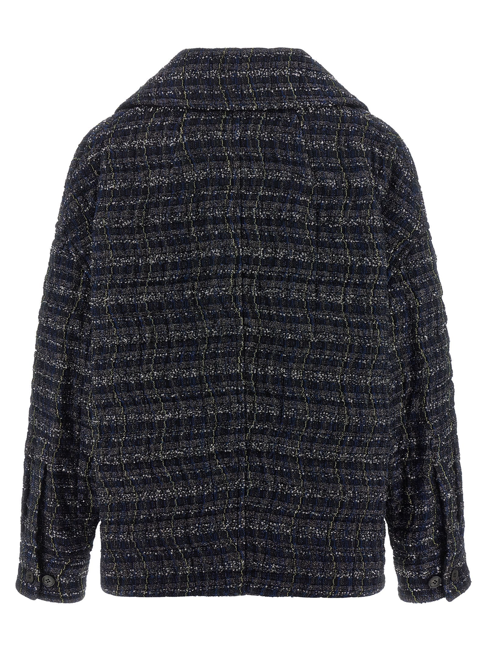 Missoni Blue Viscose Coat