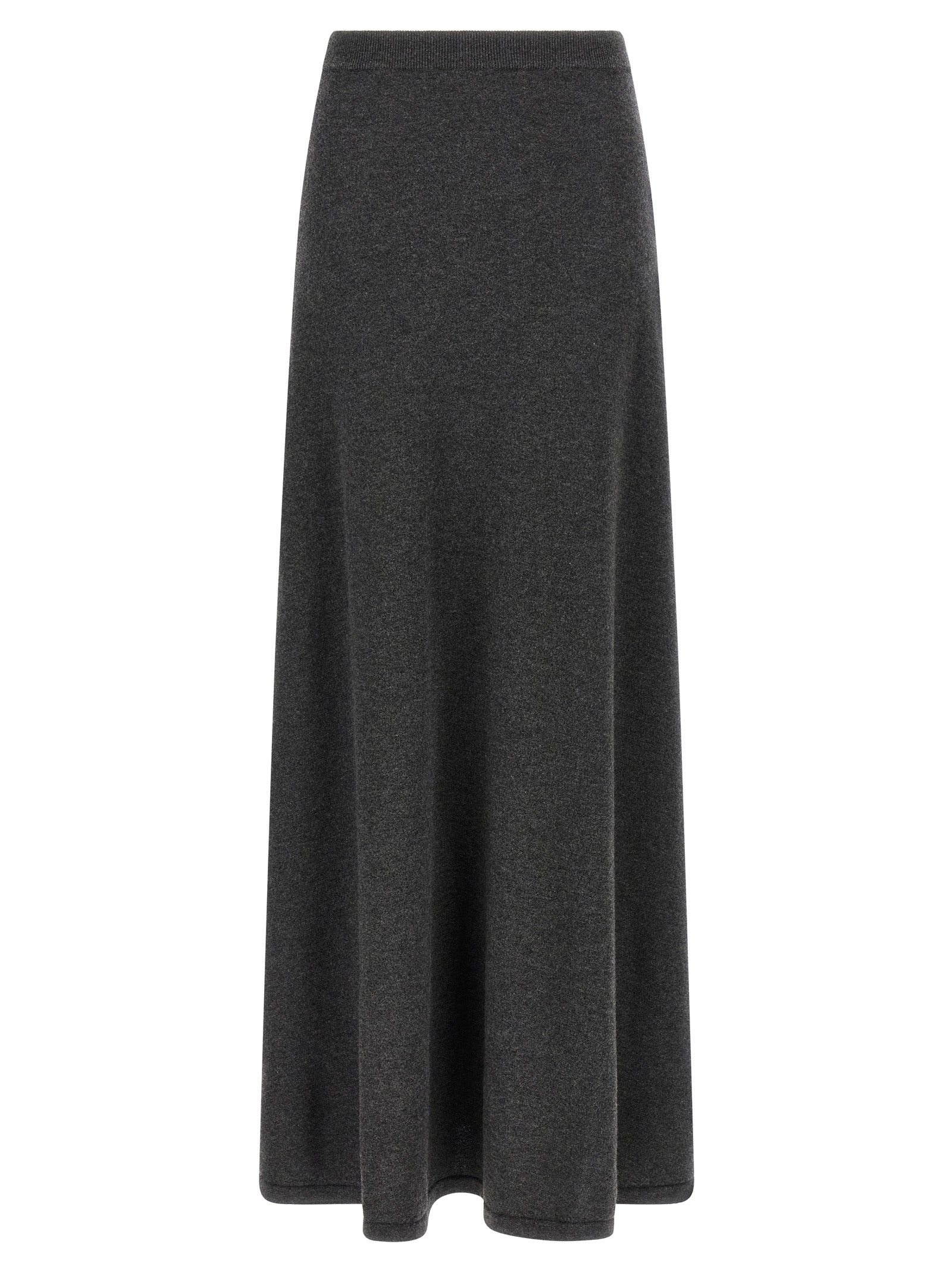 Balenciaga Gray Wool Mini Skirt