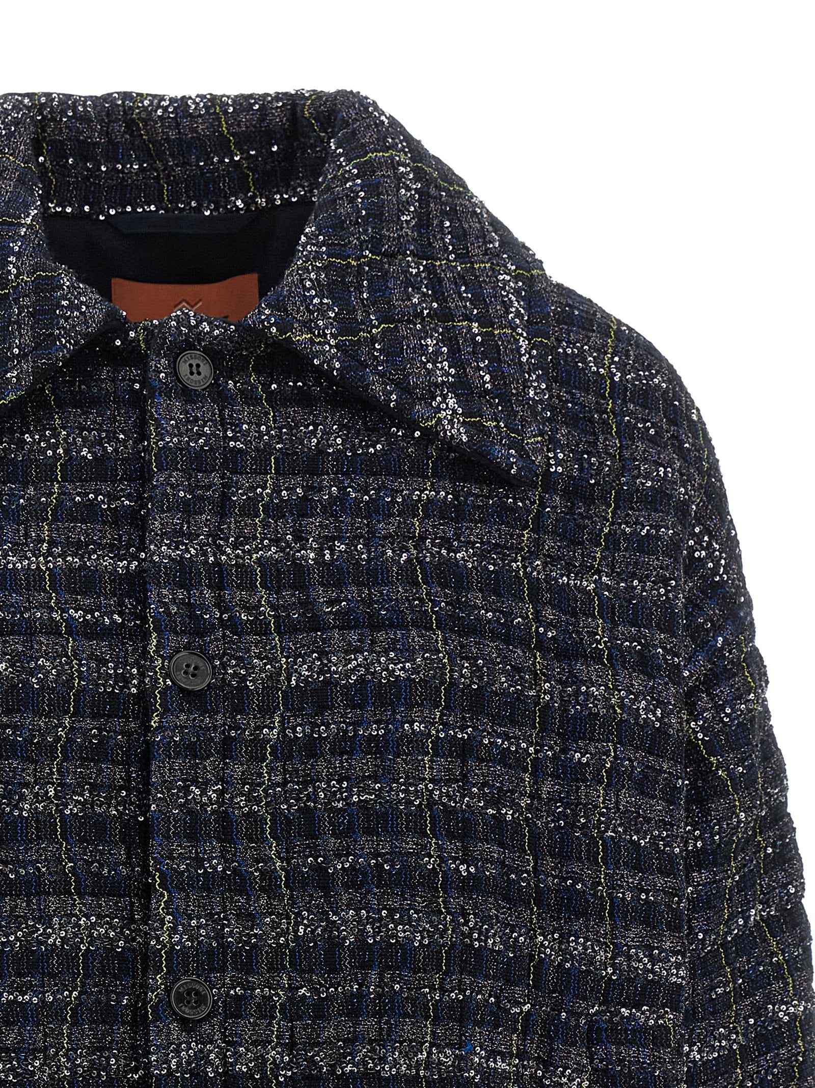 Missoni Blue Viscose Coat