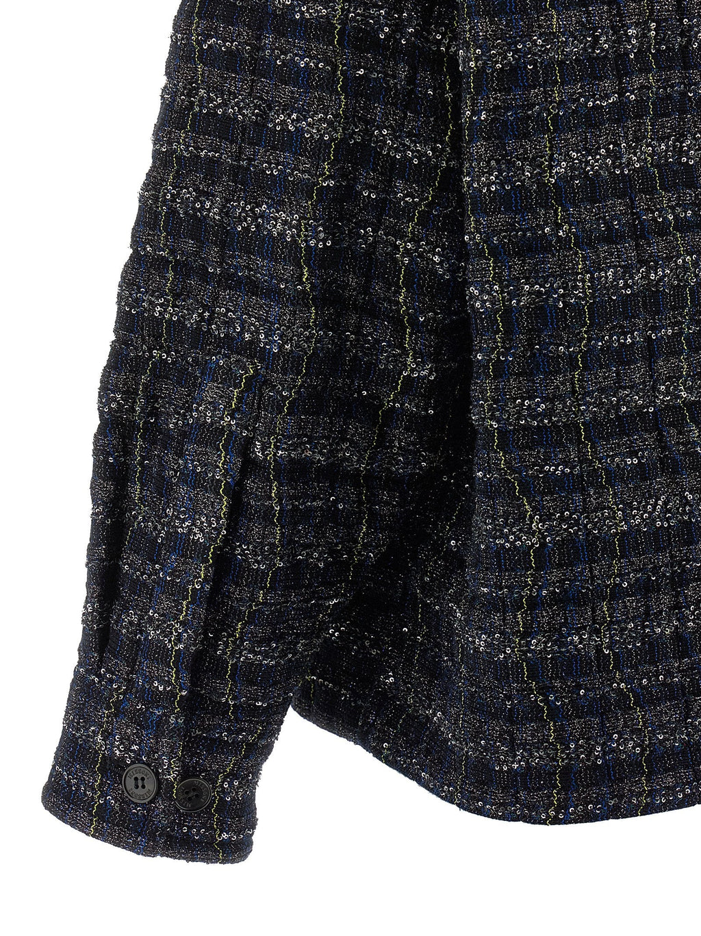 Missoni Blue Viscose Coat