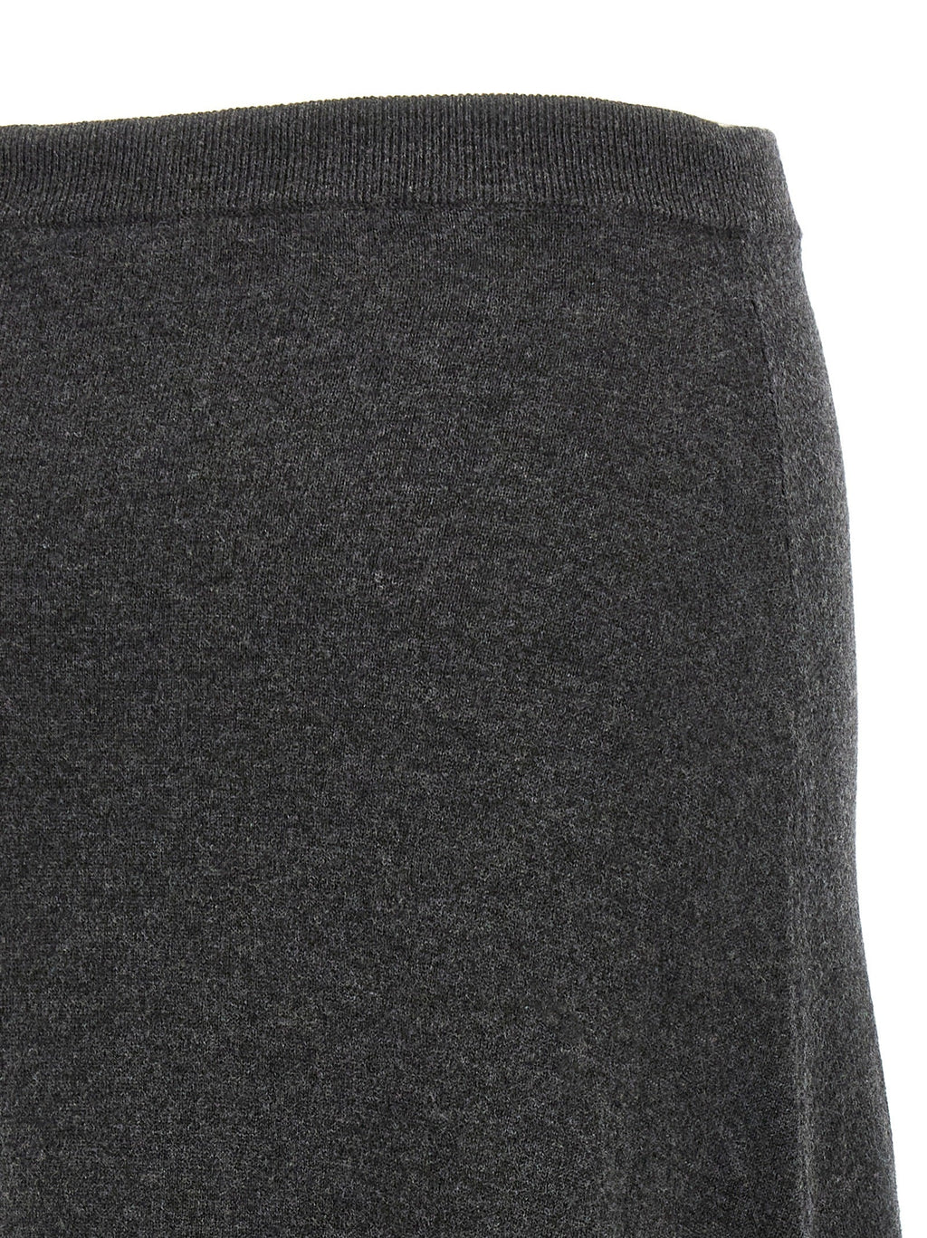 Balenciaga Gray Wool Mini Skirt