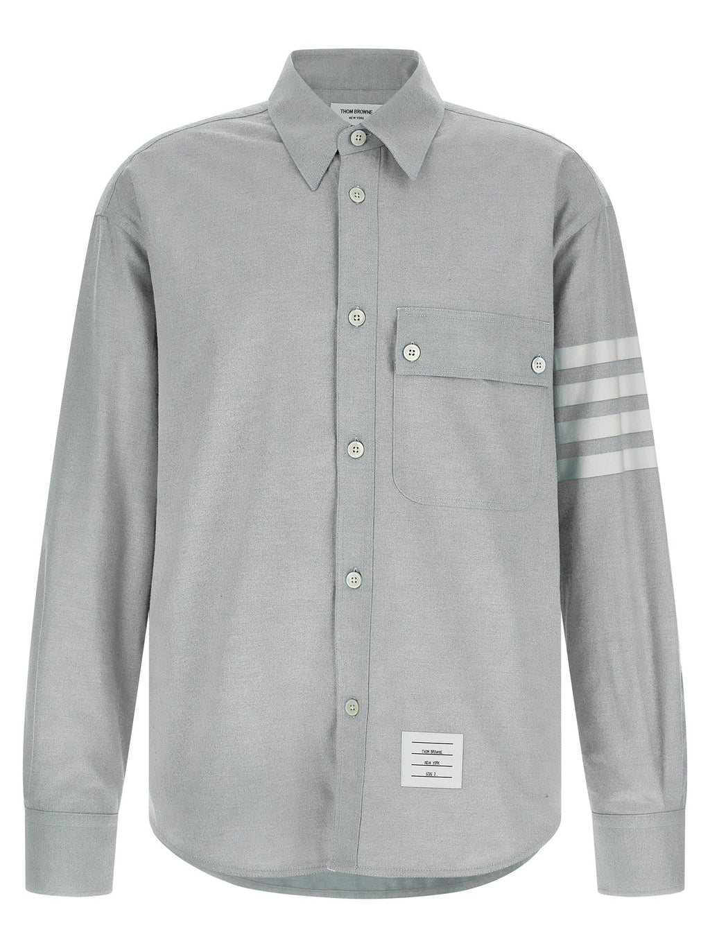 Thom Browne Gray Cotton Blouse